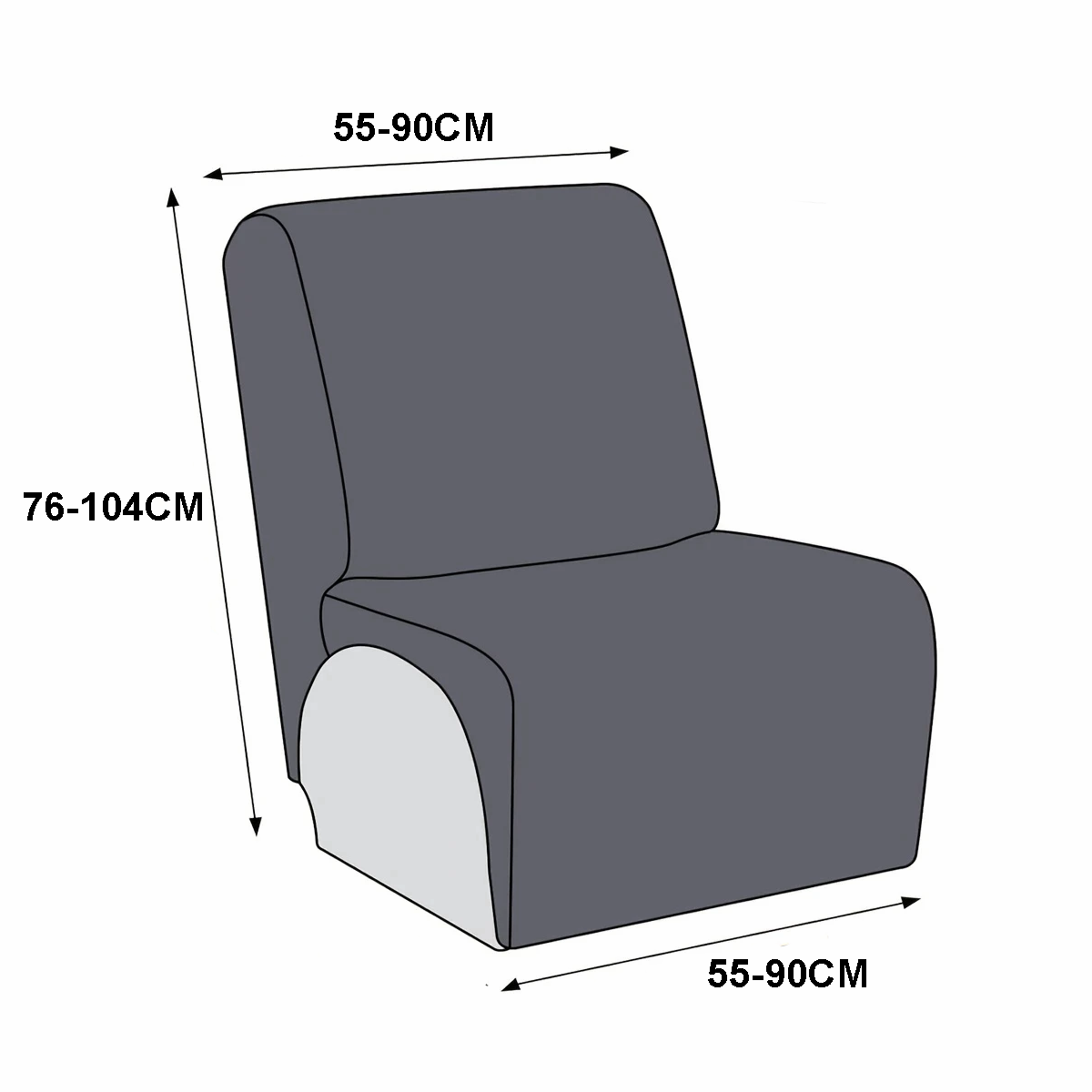 Pure velvet covers for electric reclining corner sofas