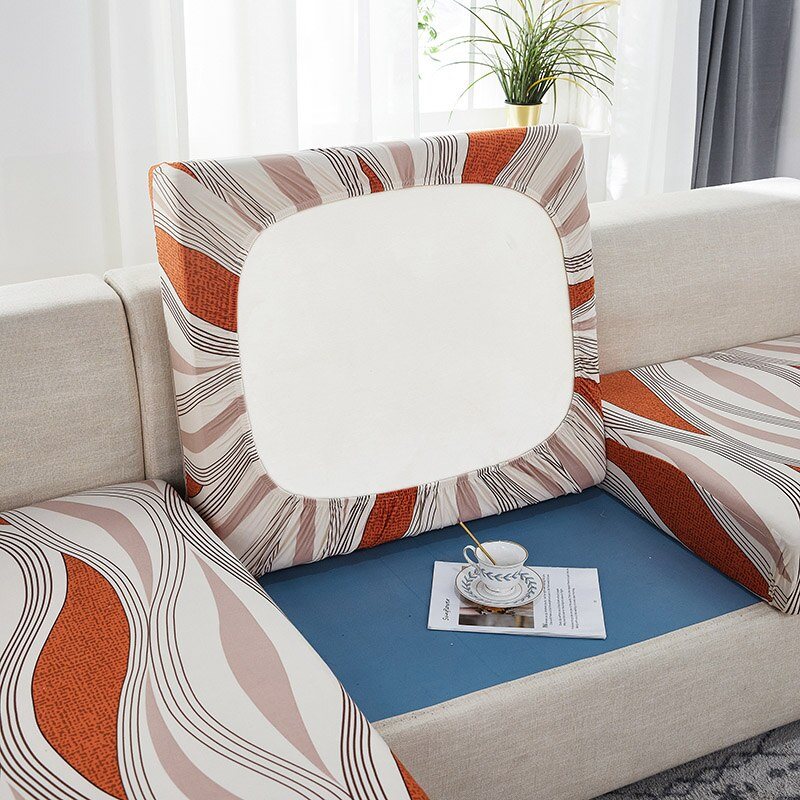Housse Pour Coussin De Canapé Extensibles Imprimée