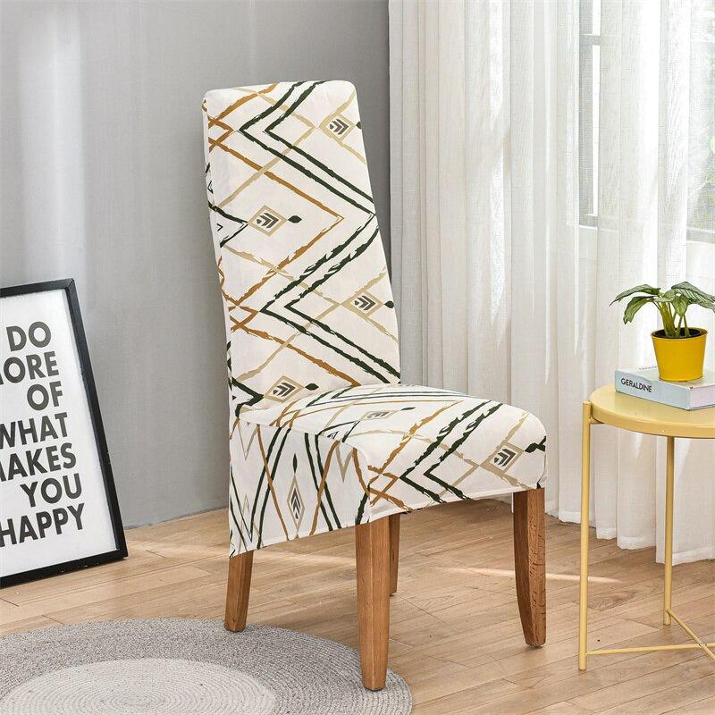 Housses de chaises hautes extensibles grand dossier