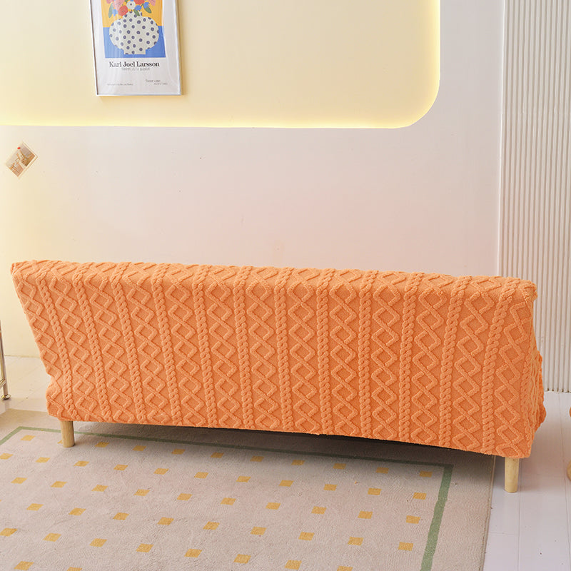 Cover for sofa bed, clic-clac or armless sofa with Scandinavian warmth