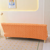 Cover for sofa bed, clic-clac or armless sofa with Scandinavian warmth