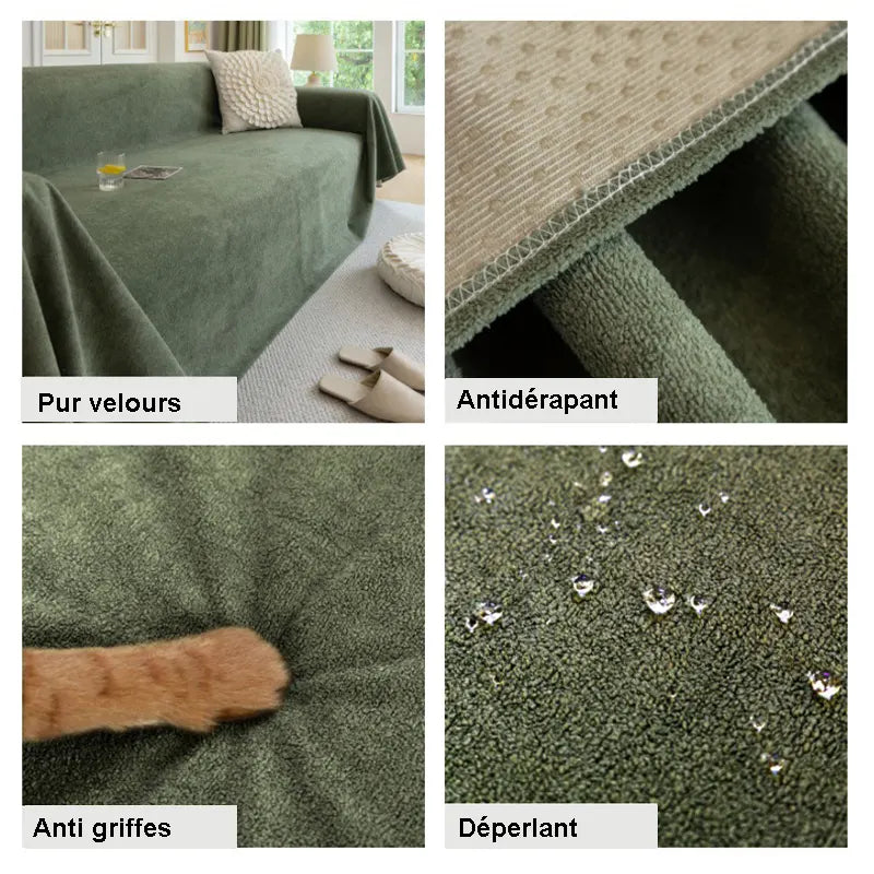 zoom sur le tissu