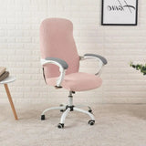 Housses de chaise de bureau extensible rose
