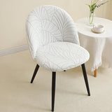 Housse pour chaise Mauricette maisonsdumonde blanc profil