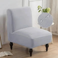 Housse pour chauffeuse lycra imperméable argent