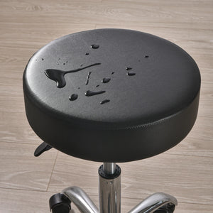 100% waterproof cover for round stools with faux leather texture
