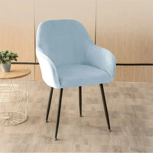 Pure velvet cover for Maisons du Monde Arnold armchairs with wide, high backrests
