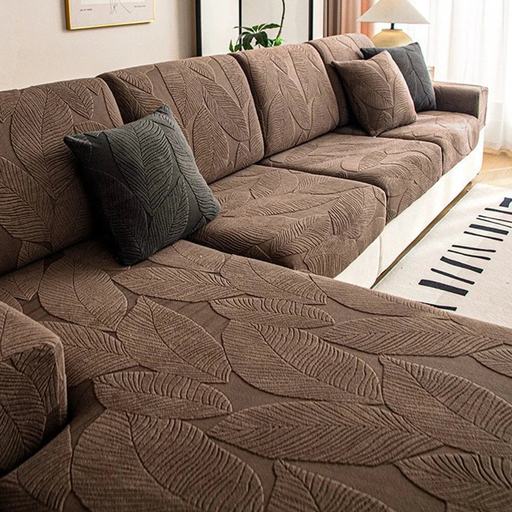 Water-repellent velvet hibiscus sofa cushion cover, new 2025 models
