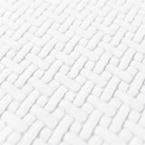 velours damassé extensible blanc