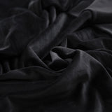 tissu extensible velours noir
