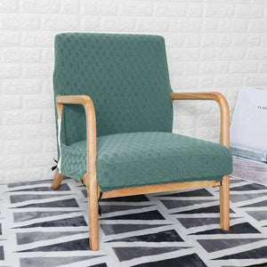 Waterproof Scandinavian-style armchair cover compatible with IKEA EKENÄSET, diamond texture