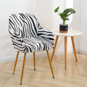Lycra cover for Maisons du Monde Arnold armchairs with wide, high backrests, 6 patterns