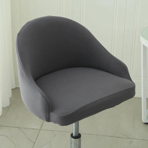 Lycra cover for swivel bar chair with small curved back and armrests – 24 patterns