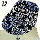 Housse extensible pour tabouret de bar coque motif 12
