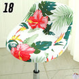 Housse extensible pour tabouret de bar coque motif 18