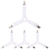 fixateurs universels pour housses de canapé - 4 sangles blanche