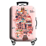 Housse de protection pour valise à roulette cabine ou XLmotif 11
