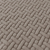 velours damassé taupe