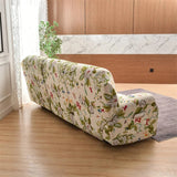 Housse pour canapé relax inclinable vue de dos motif imprimé