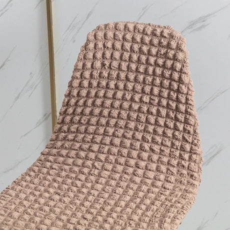 zoom housse de chaise scandinave texture gaufrée