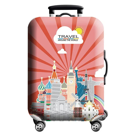Housse de protection pour valise à roulette cabine ou XLmotif 6