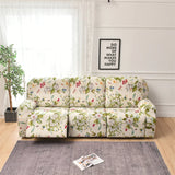 Housse pour canapé relax 3 places inclinable motif imprimé