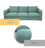 housse pour canapé IKEA VIMLE 3 places lin turquoise