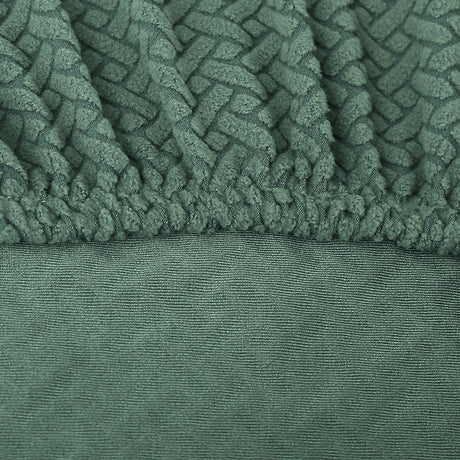 tissu extensibles damassée vert matcha
