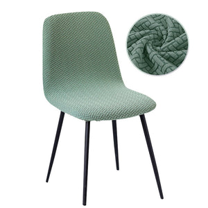 Jacquard Scandinavian small-back chair cover