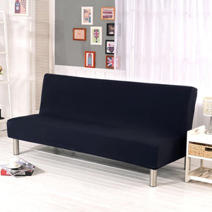 Stretch solid-color Lycra clic-clac sofa bed cover