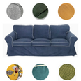 Customizable cover for all IKEA EKTORP sofa sizes