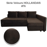Luxury pure Dutch velvet cover for convertible IKEA FRIHETEN corner sofa