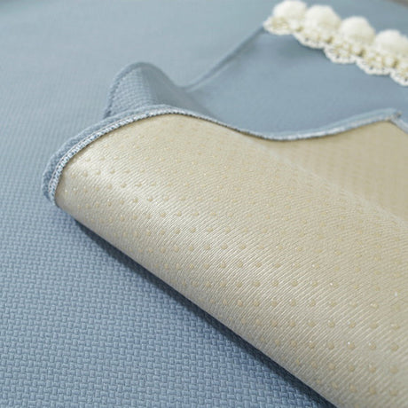 tissu antidérapant dentelle d'hiver bleue