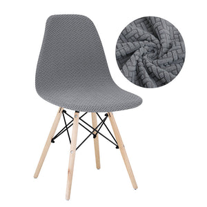 Stretch damask velvet Scandinavian chair cover
