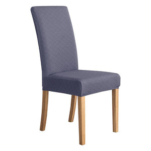 Stretch Lycra chair covers with diamond texture