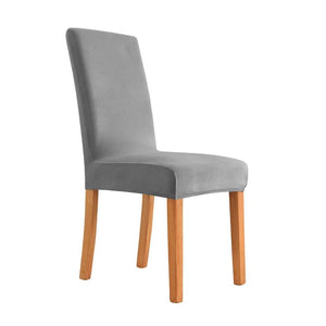 Stretch warm velvet chair covers