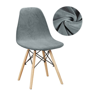 Stretch pure velvet Scandinavian chair covers