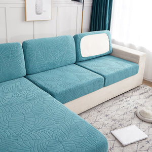 Waterproof sofa cushion cover – hibiscus leaf texture