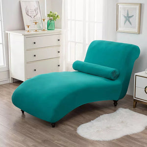 Stretch lycra covers for chaise longues and loungers