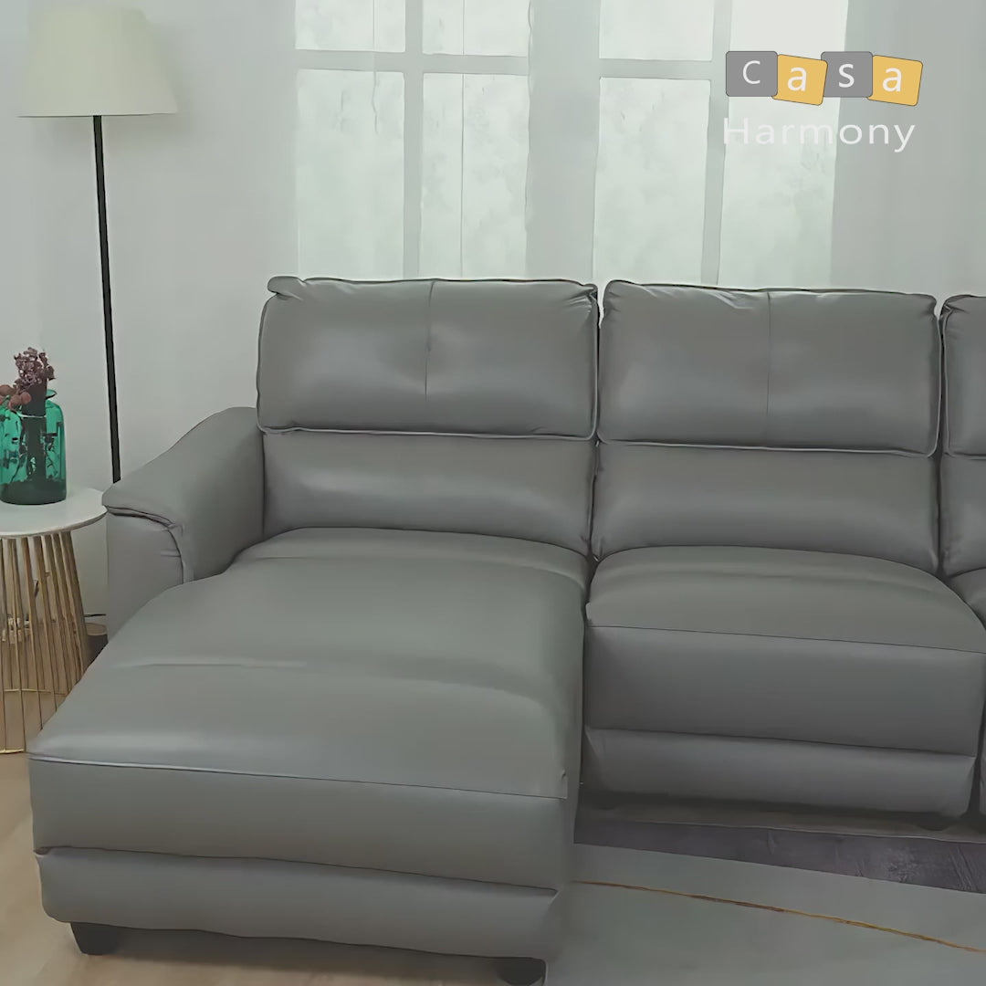 Waterproof Reclining Sofa Covers with Chaise Lounge, Hibiscus Texture