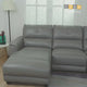 Waterproof Reclining Sofa Covers with Chaise Lounge, Hibiscus Texture