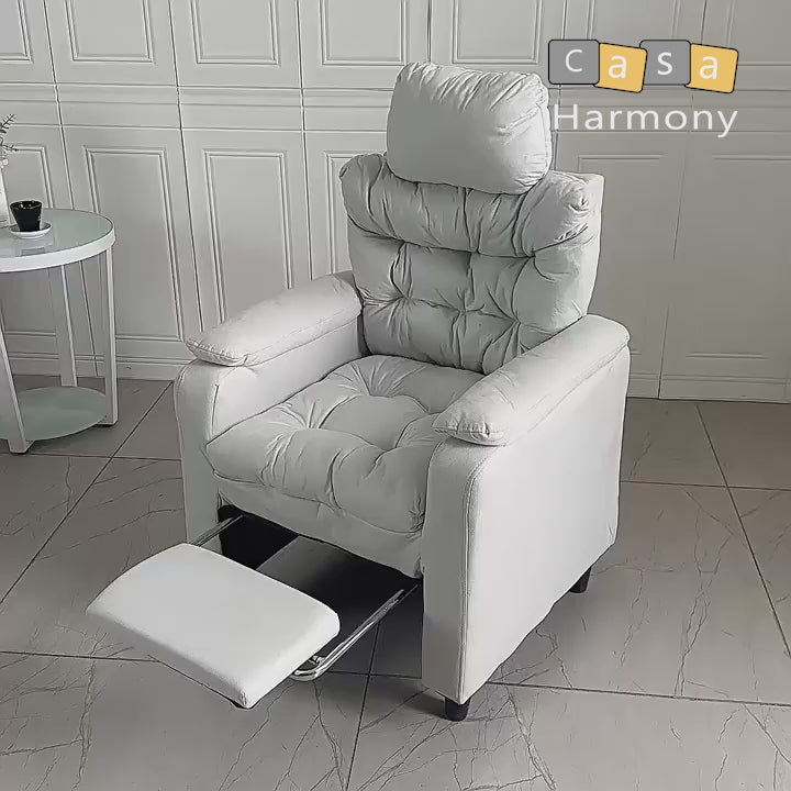 Stretch Lycra cover for reclining armchairs with electric footrest