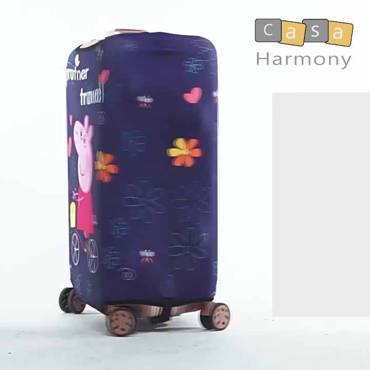 Housse de protection pour valise à roulette 20 motifs imprimés
