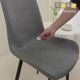 Scandinavian chair cover for curved, rounded seat and backrest – Damask velvet