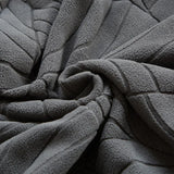 tissu hibiscus gris détail